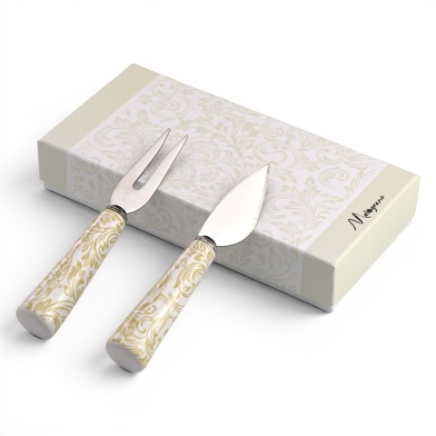SET 2 PEZZI FORMAGGIO BAROQUE 13CM